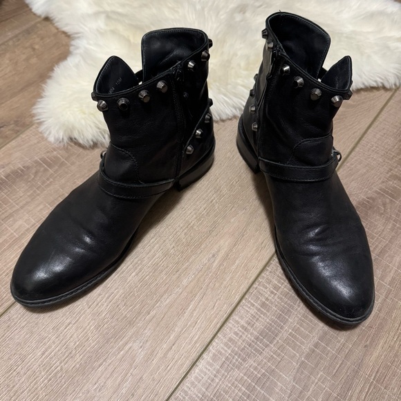Stuart Weitzman GoWest Studded Ankle Boots - Picture 7 of 9